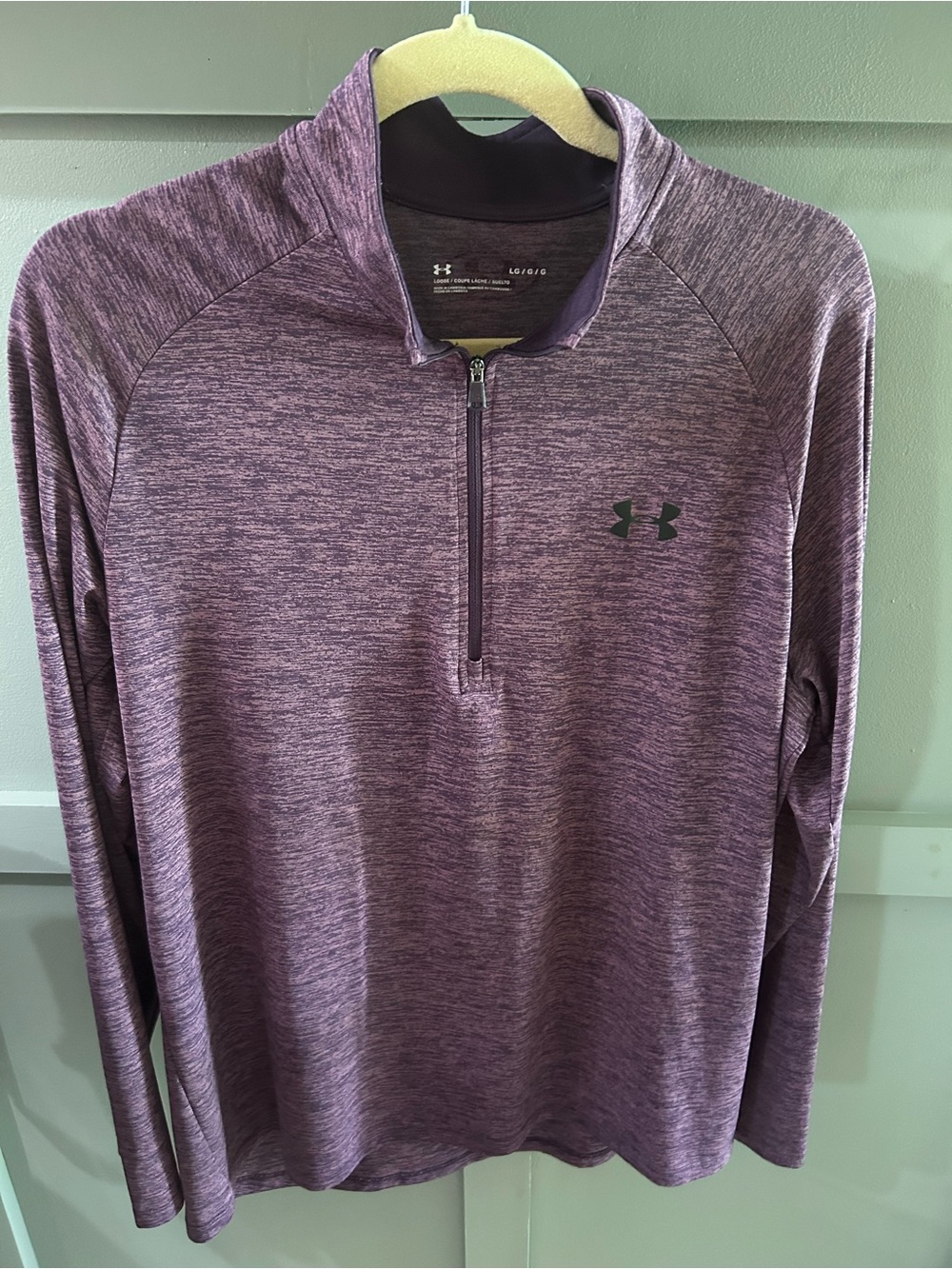 Under Armour Women’s Purple Heather 1/4 Zip Performance Pullover